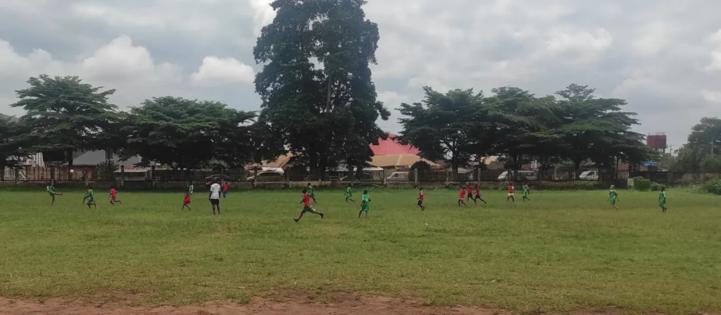 Some of the talents who showed up for the tryout in Ogwashi Ukwu, Delta state