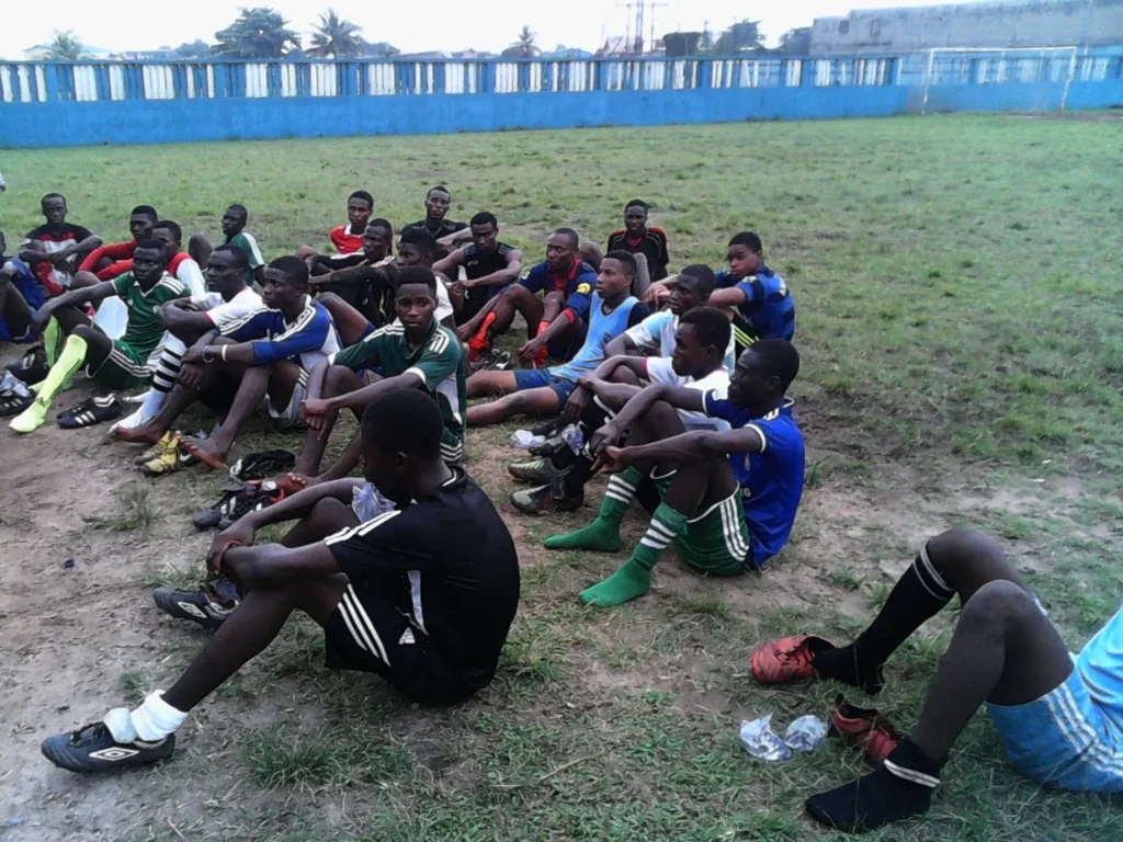 A cross section of players who came for Champs City screening in Lagos