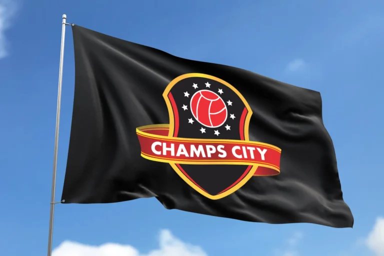 Champs City's relaunching flag