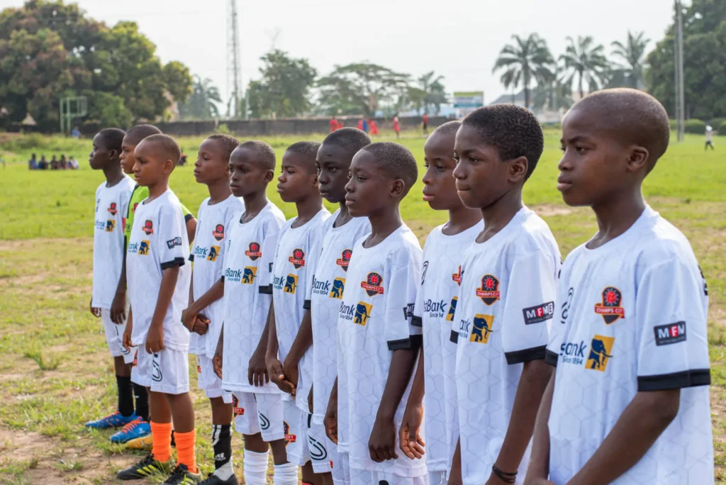 Champs City Academy starting 11 during the official unveiling match against Rangers Int'l FC