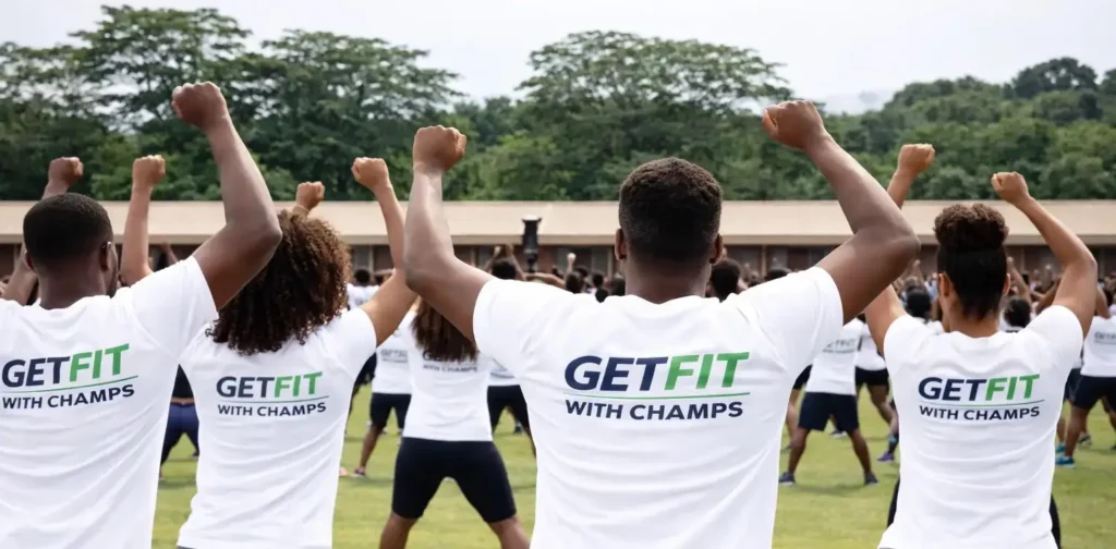 GETFIT WITH CHAMPS Outfit