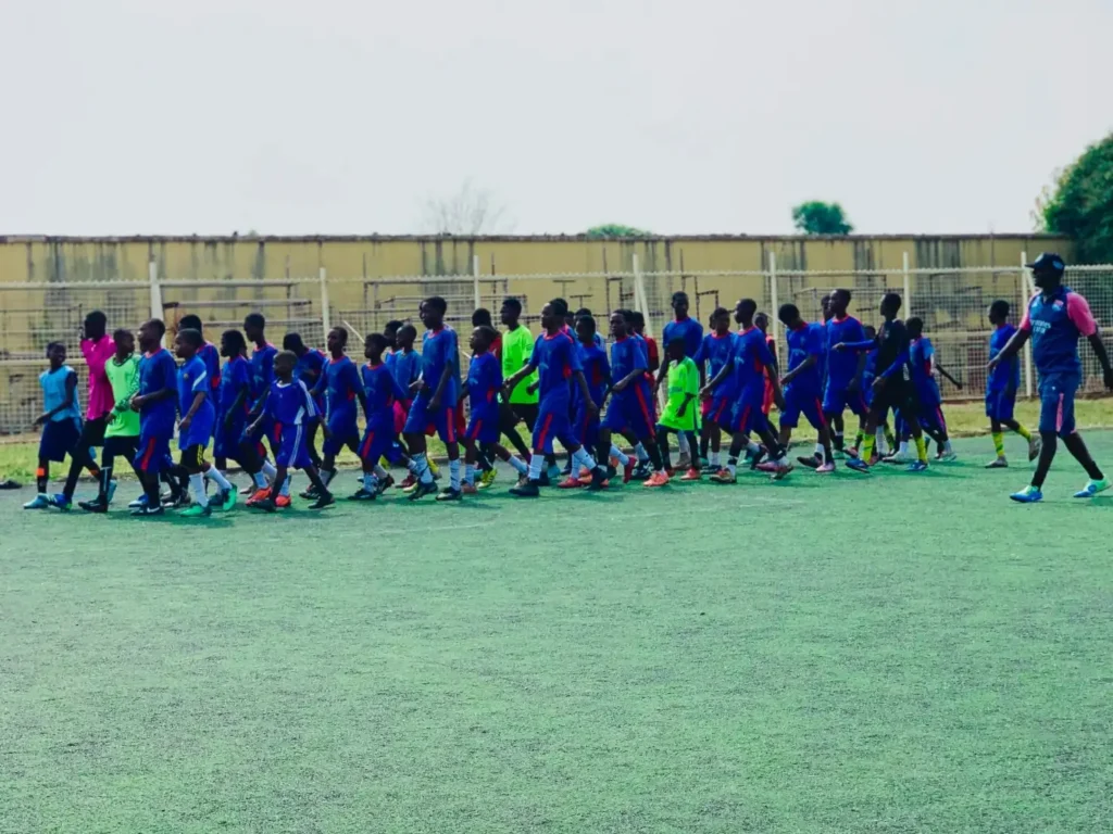 Purple Krown Football Academy players